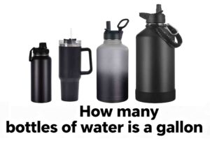how many bottle of water is a gallon